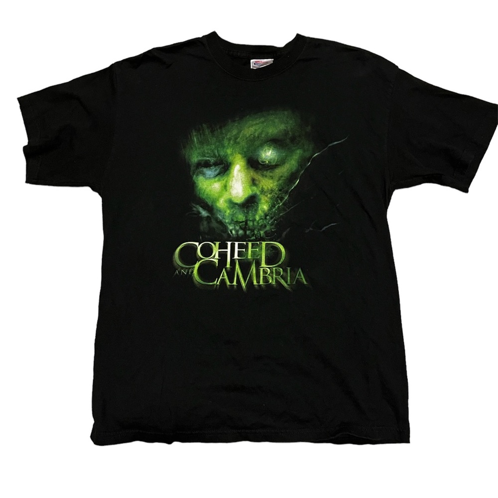 Coheed And Cambria- Green Head Rare Lic “welcome home” shirt